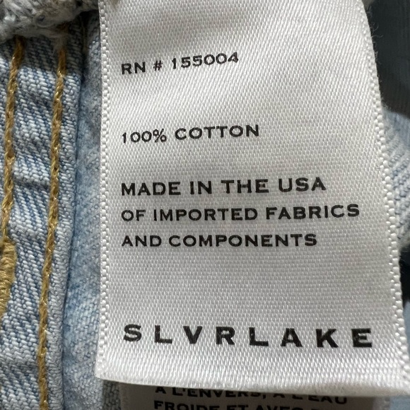 SLVRLAKE Grace High-Rise Wide-Leg Jeans. Size 28. - Picture 7 of 7